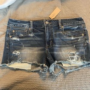 American eagle cut off jean shorts